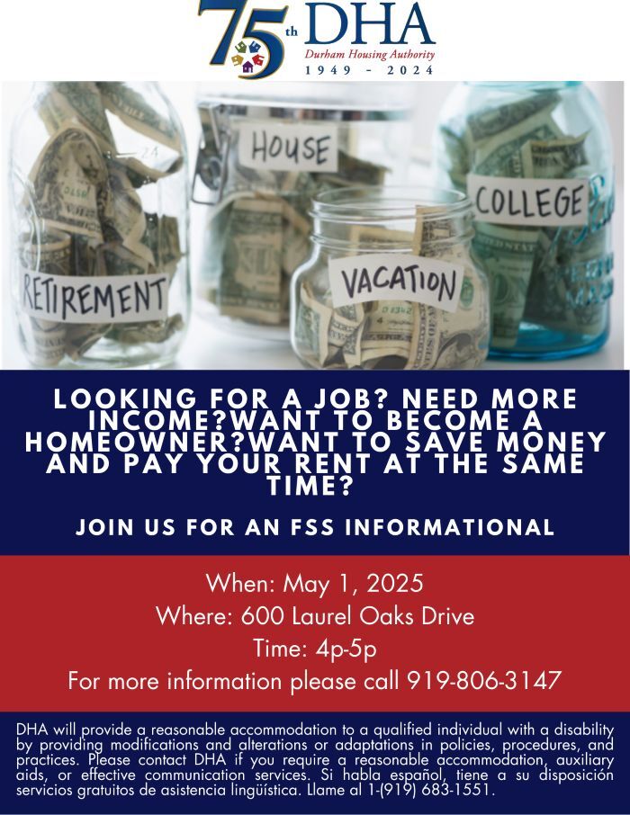 FSS Informational for Laurel oaks flyer, all information as listed below.