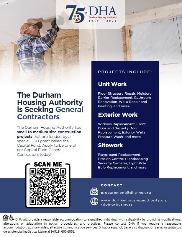 Captial Funds Flyer, all information as listed below