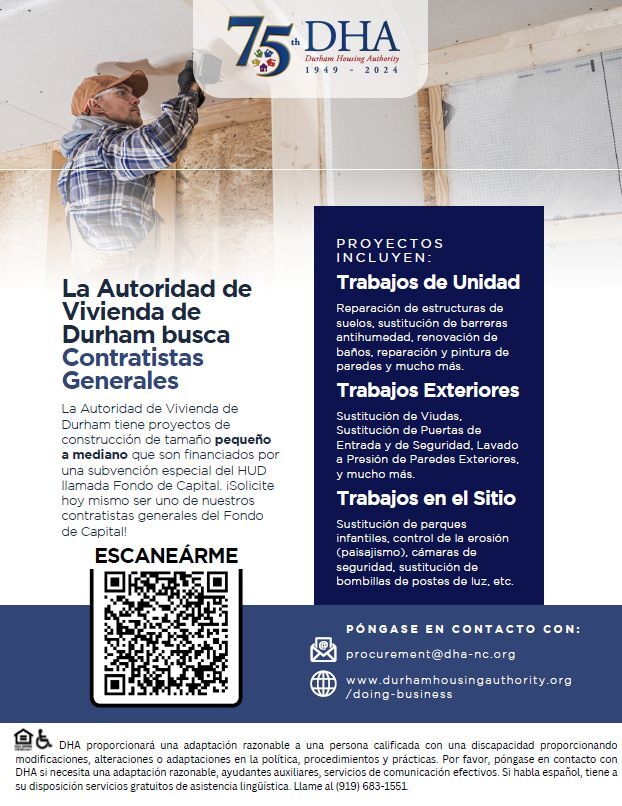 Captial Funds Flyer in Spanish, all information as listed below.