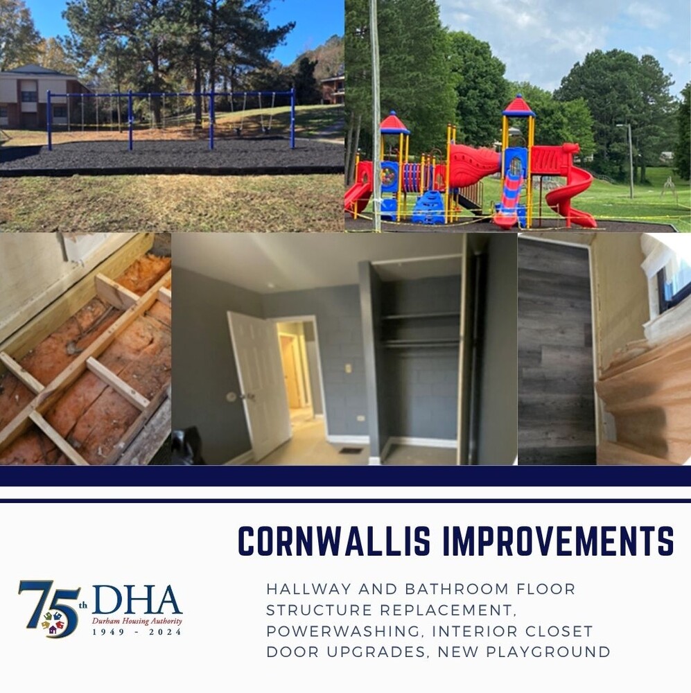 Cornwallis Improvements. All information as listed below.