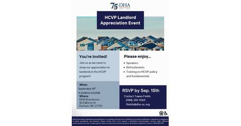 Join Us Sept 18th for an HCVP Landlord Appreciation Event (09/01/2025 ...