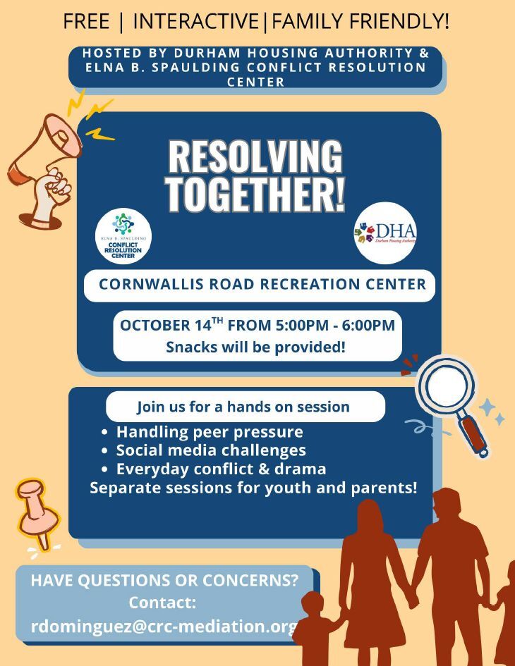 Resolving Together - Cornwallis Flyer, all information as listed below.
