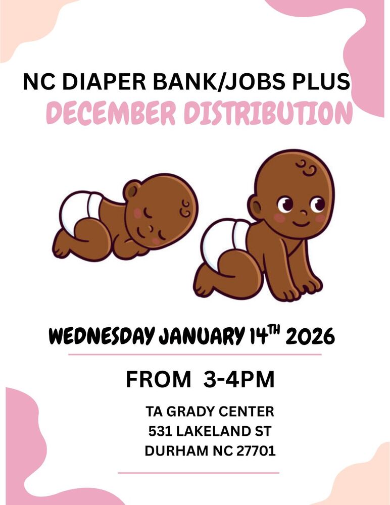 Diaper Bank Flyer. All information as listed below.