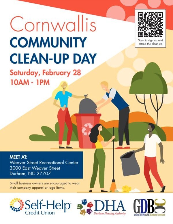 Cornwallis clean up day flyer. All information as listed below.