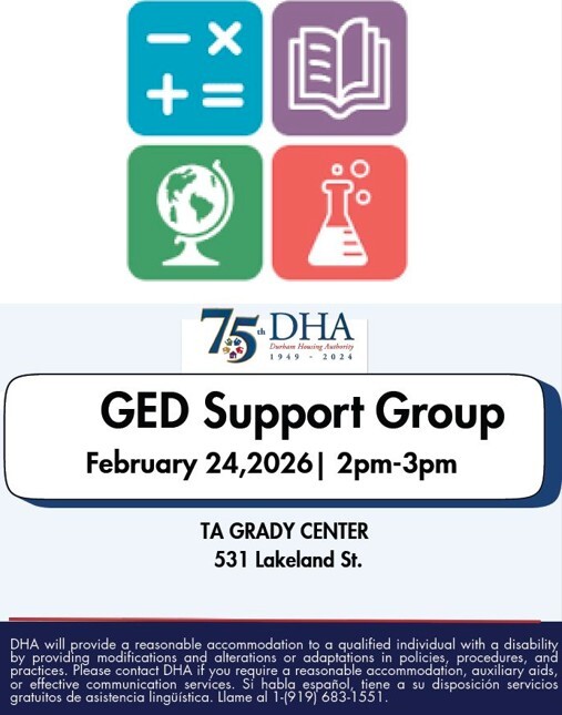 GED Workshop Flyer. All information as listed below.