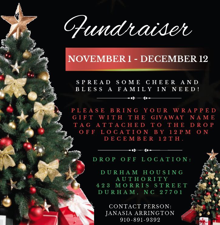 Christmas Giveaway Flyer, all information as listed below.