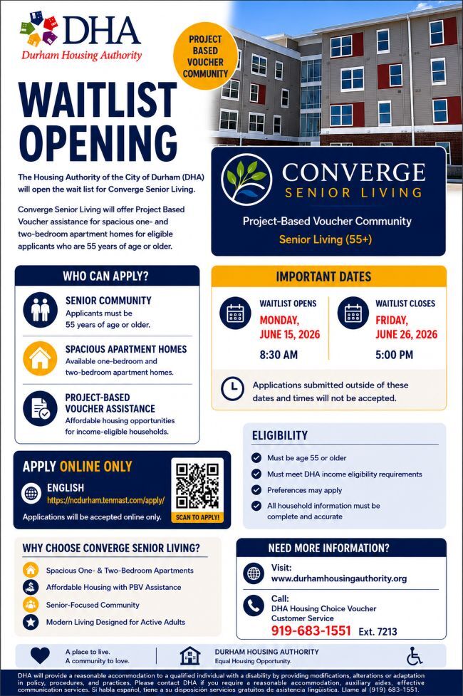 Converge Waitlist Flyer English. All information as listed below.