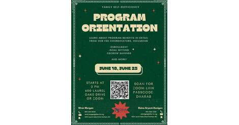 FSS Program Orientation June 18th and 25th (06/06/2024) - What's New ...