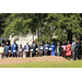 remaining portion of groundbreaking group behind shovels 