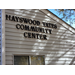 Hayswood Yates Community Center Sign