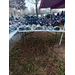 Bicycles and bike helmets on a table