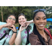 Three women standing next to one another for a photo.