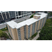  A drone view of the 519 E. Main apartments being demolished. 