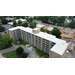  An overhead view of the 519 E. Main building in the process of being demolished. 
