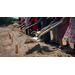  Several shovels lined up breaking ground on the Villages of Hayti community. 